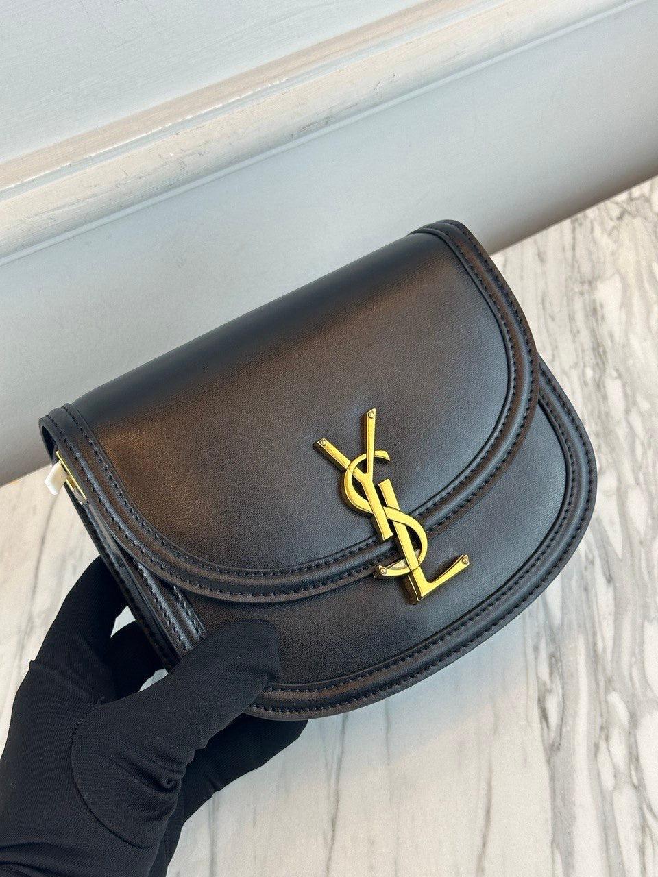 YSL Kaia Orta Deri Çapraz Çanta - Glimmer of Luxury