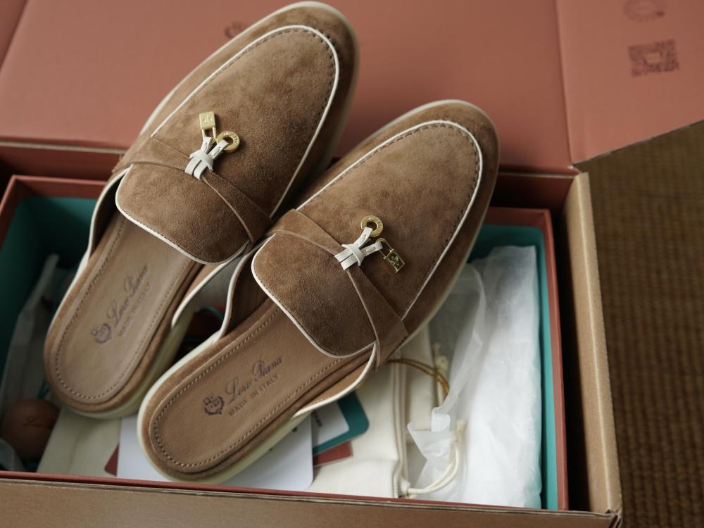 Loro Piana Charms Walk Babouche Loafer