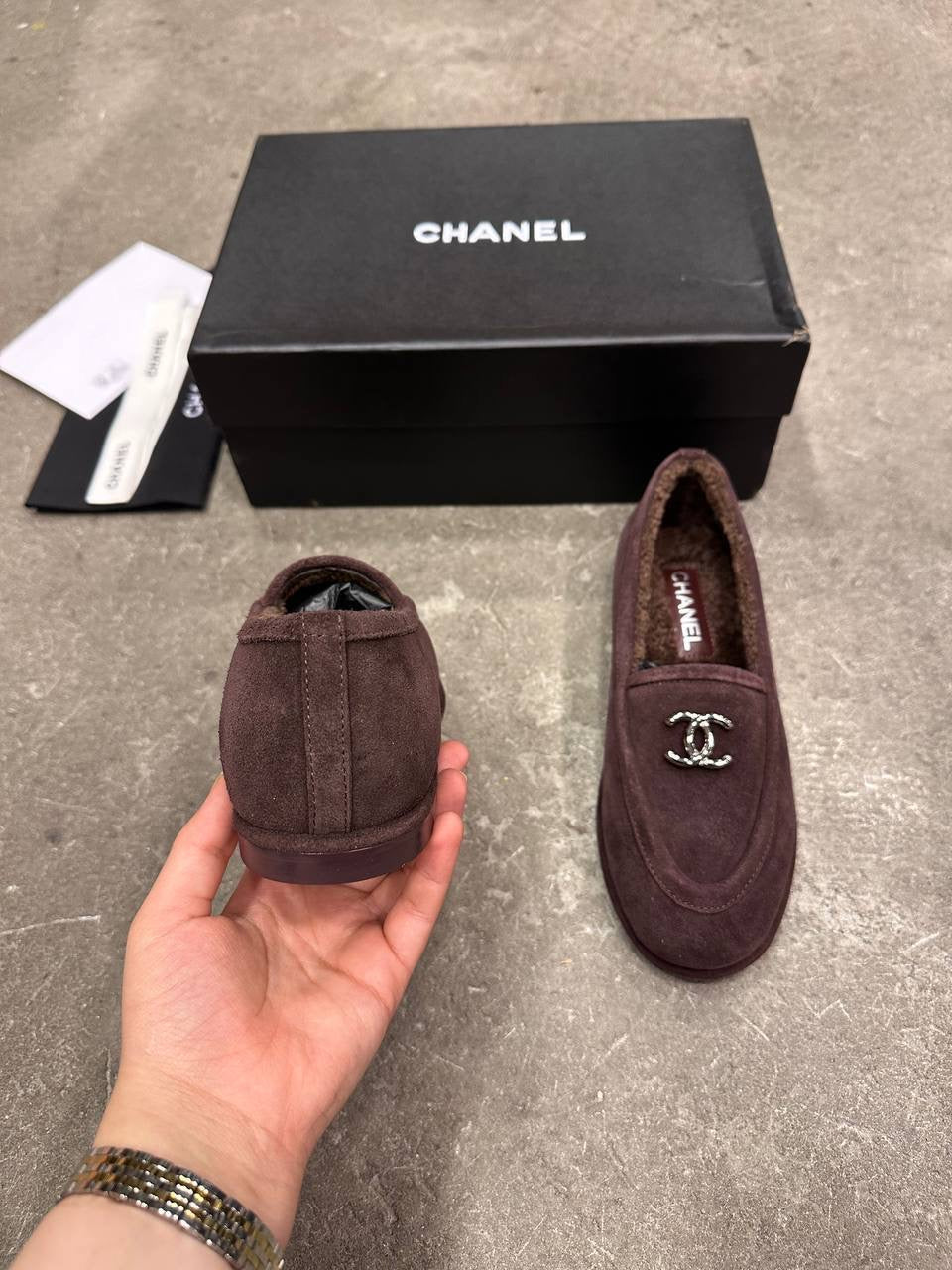 Chanel S24 Kürklü Mokasen - Glimmer of Luxury