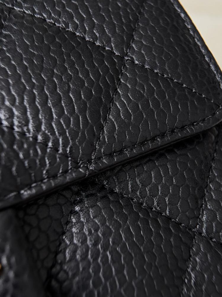 Chanel 26C Mini Classic Flap Bag – Black Caviar Leather