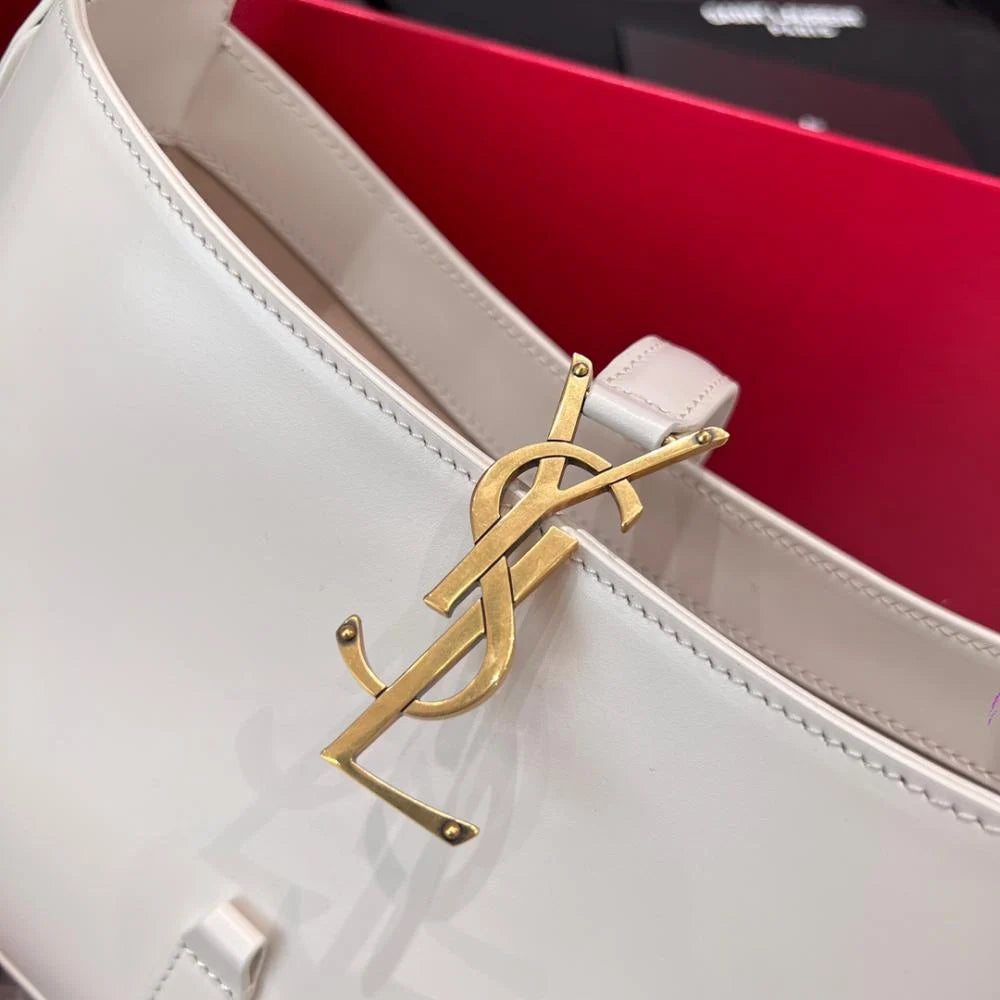 YSL Le 5 A Smooth Leather Hobo Bag