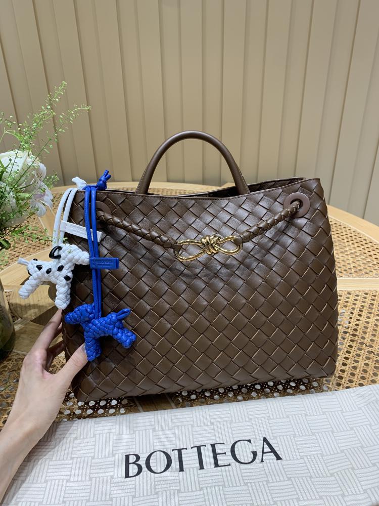 Bottega Veneta Medium Andiamo Bag (Chocolate Brown) 