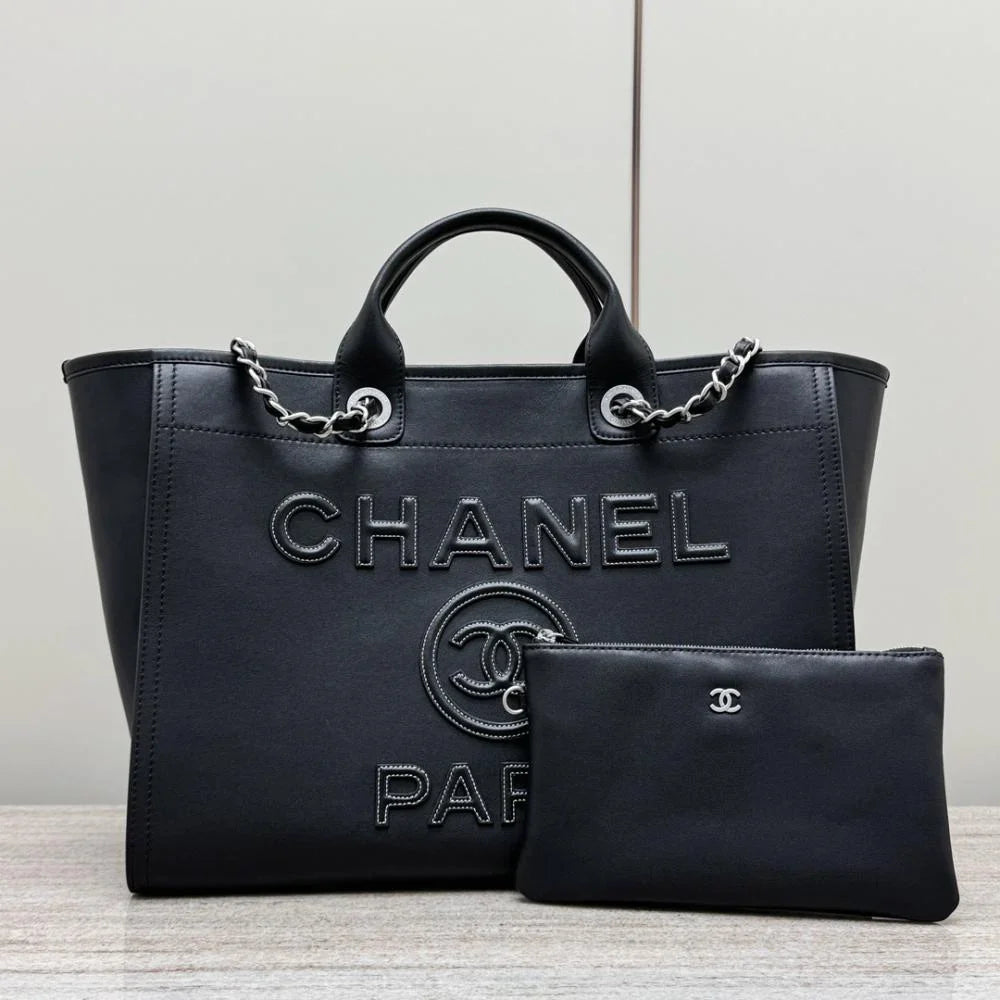 Chanel Deauville Tote Çanta Büyük - Glimmer of Luxury