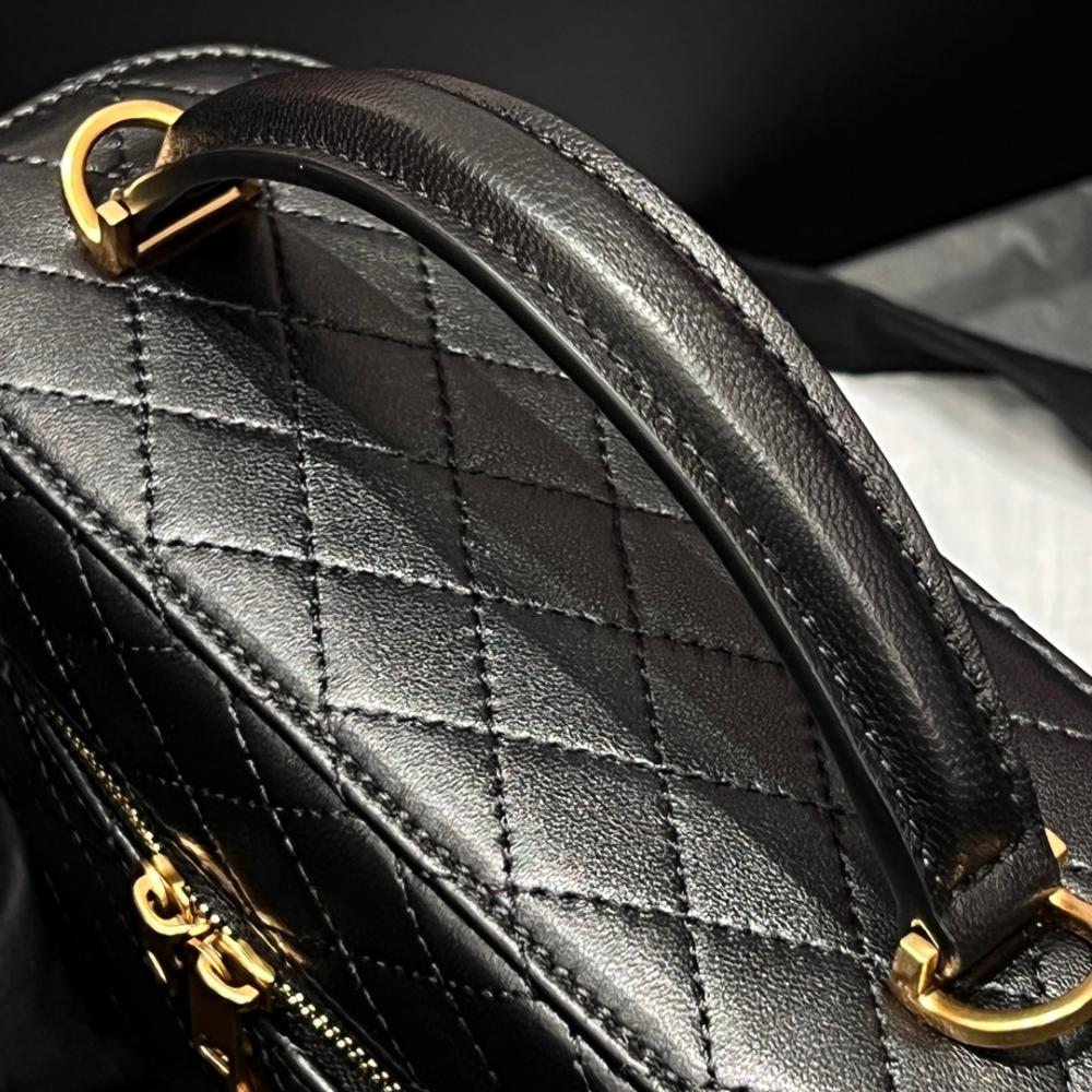 Saint Laurent Gaby Lambskin Makeup Bag