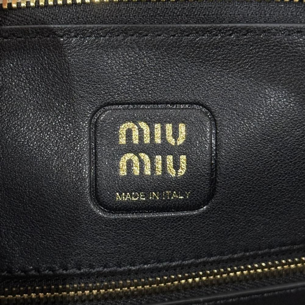 Miu Miu Aventure Top Handle Nappa Leather Bag