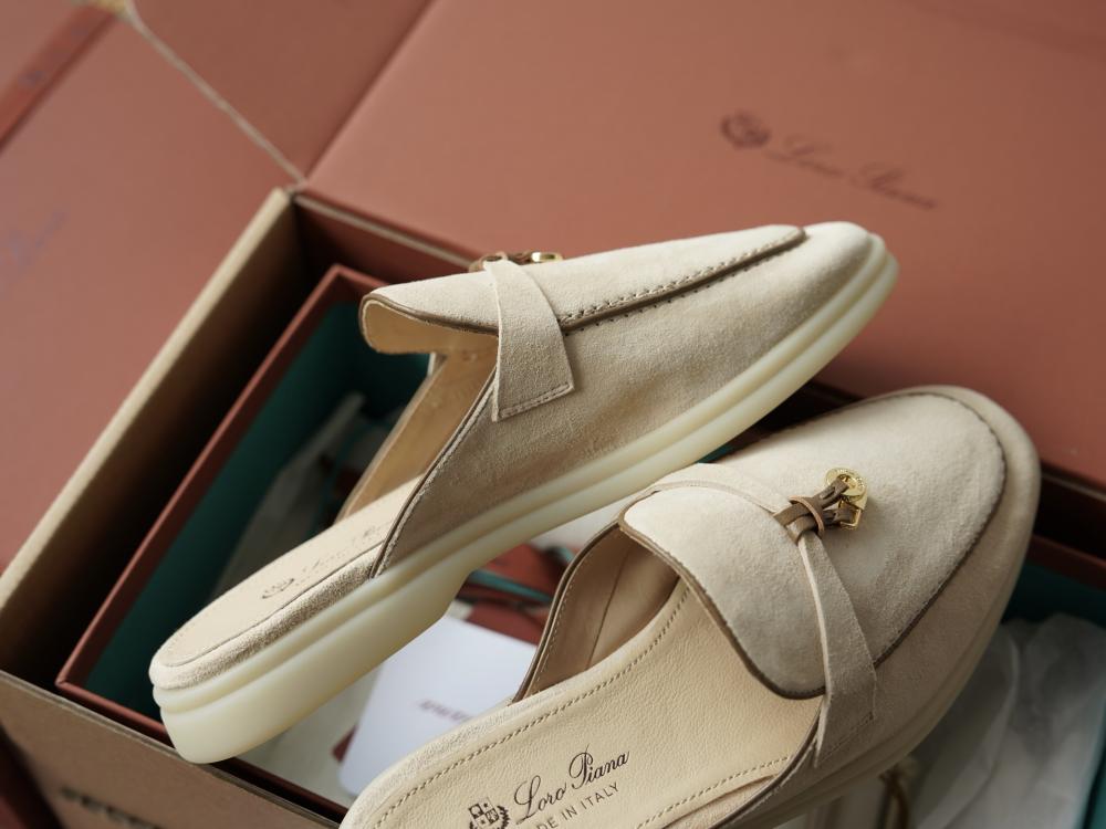 Loro Piana Charms Walk Babouche Loafer