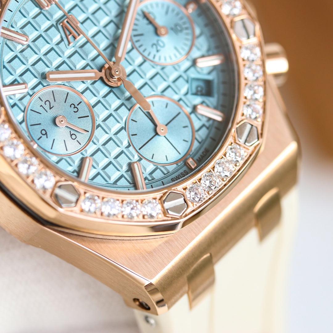 Audemars Piguet Kronograf Mekanik Saat 37 - Glimmer of Luxury