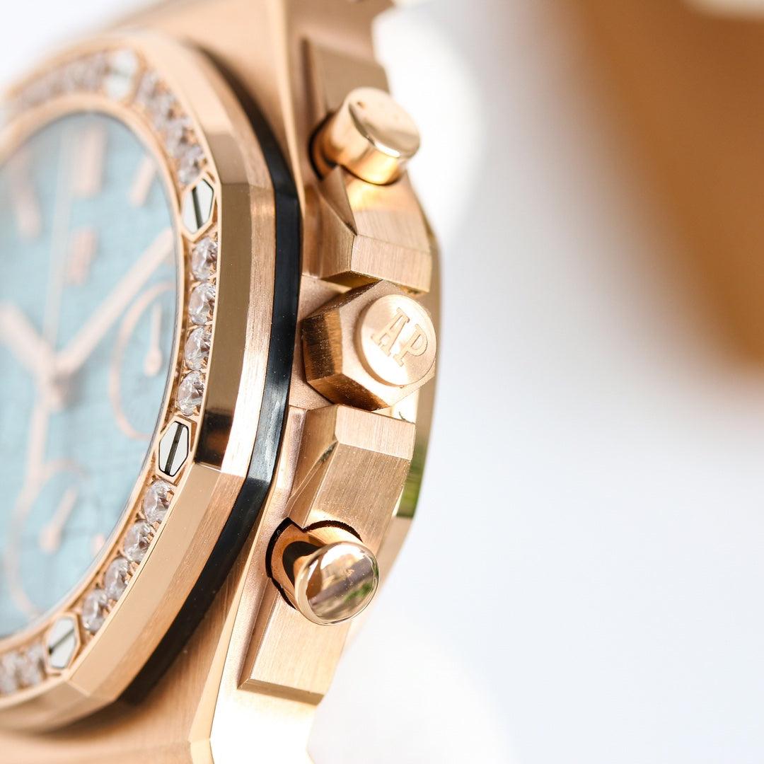 Audemars Piguet Kronograf Mekanik Saat 37 - Glimmer of Luxury