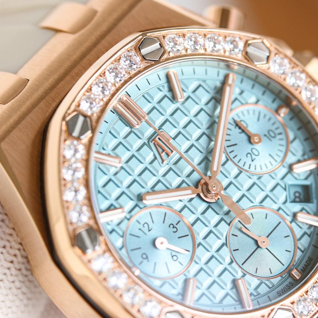 Audemars Piguet Kronograf Mekanik Saat 37 - Glimmer of Luxury