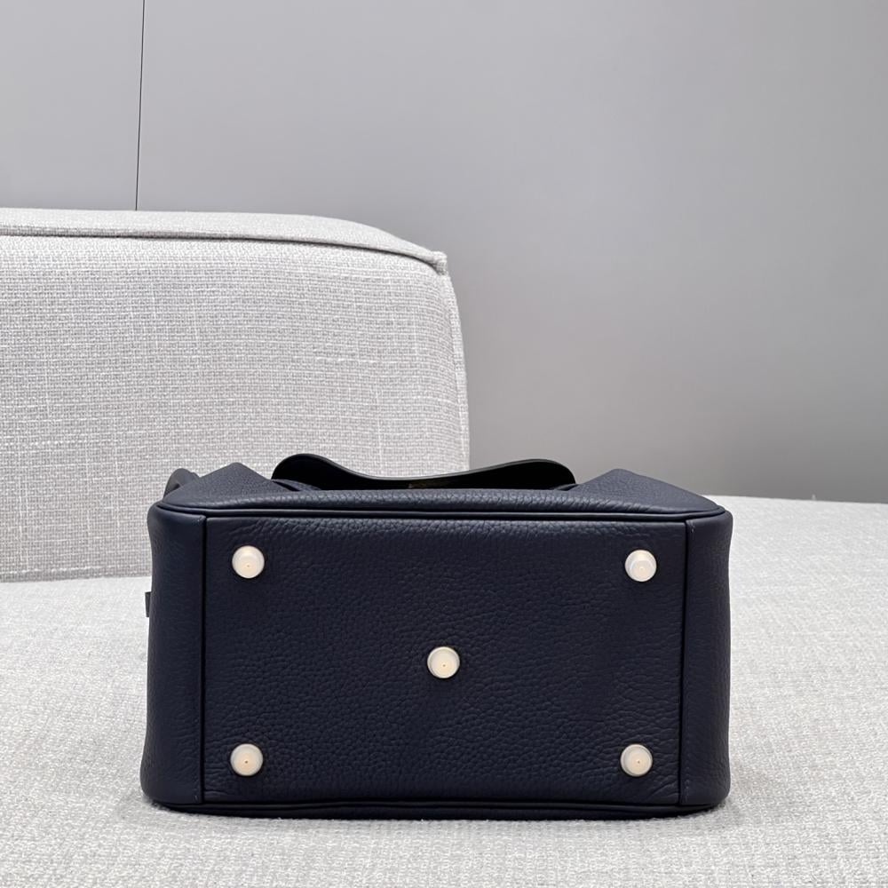 Hermēs Mini Lindy 20 Midnight Blue Clemence