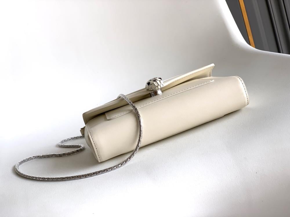 Bvlgari Serpenti Forever Leather Mini Bag – Ivory 