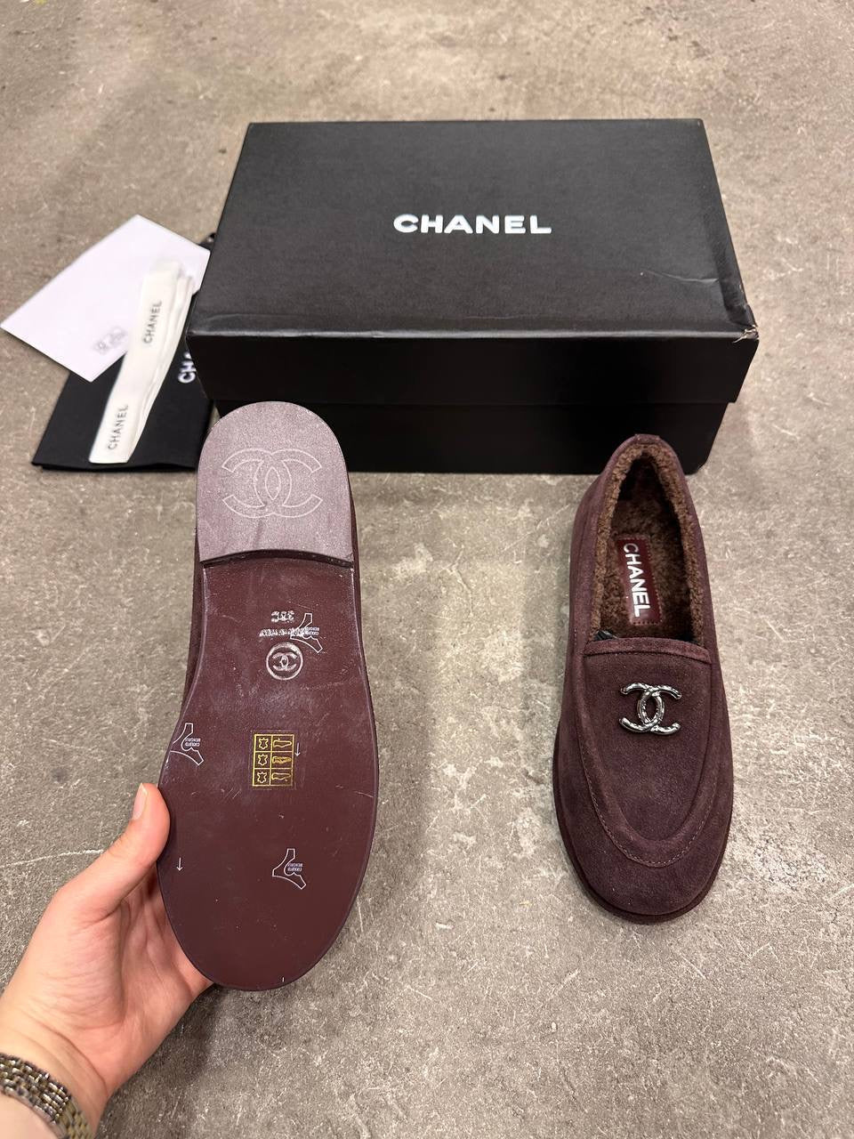 Chanel S24 Kürklü Mokasen - Glimmer of Luxury