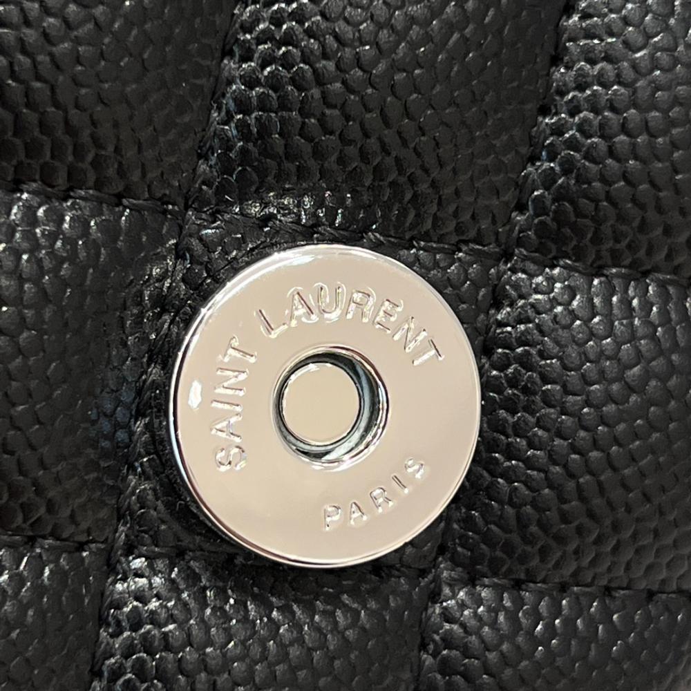 حقيبة كتف صغيرة من جلد سان لوران لوجولو