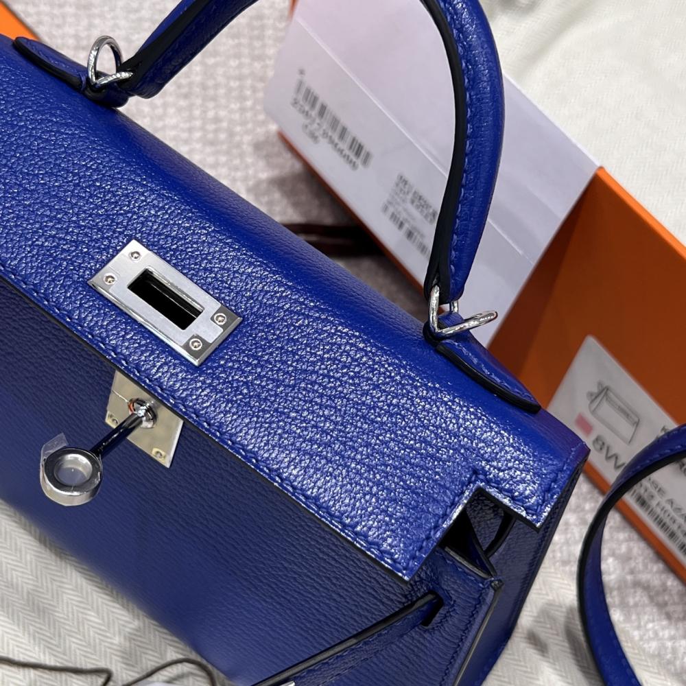 HERMES KELLY 20 MINI SELLIER ANEMONE EPSOM GOLD HARDWARE
