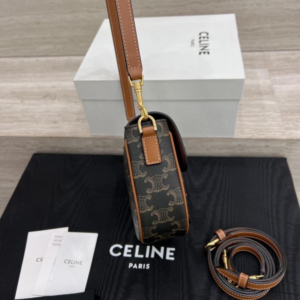 CELINE Folco Shoulder Bag Triomphe