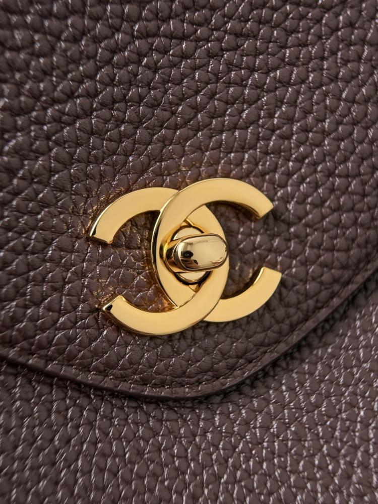 Chanel Büyük Alışveriş Çantası (Büyük Tote) – Kahverengi