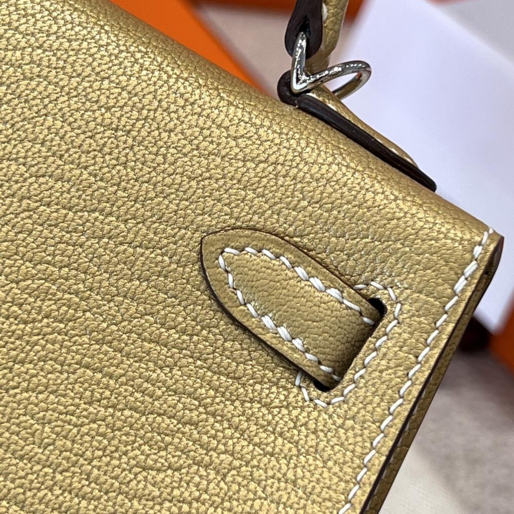 HERMES KELLY 20 MINI SELLIER ANEMONE EPSOM GOLD HARDWARE