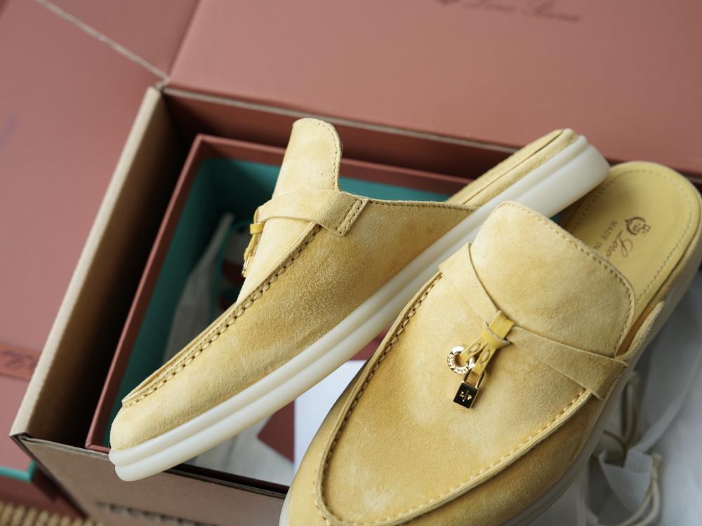 Loro Piana Charms Walk Babouche Loafer