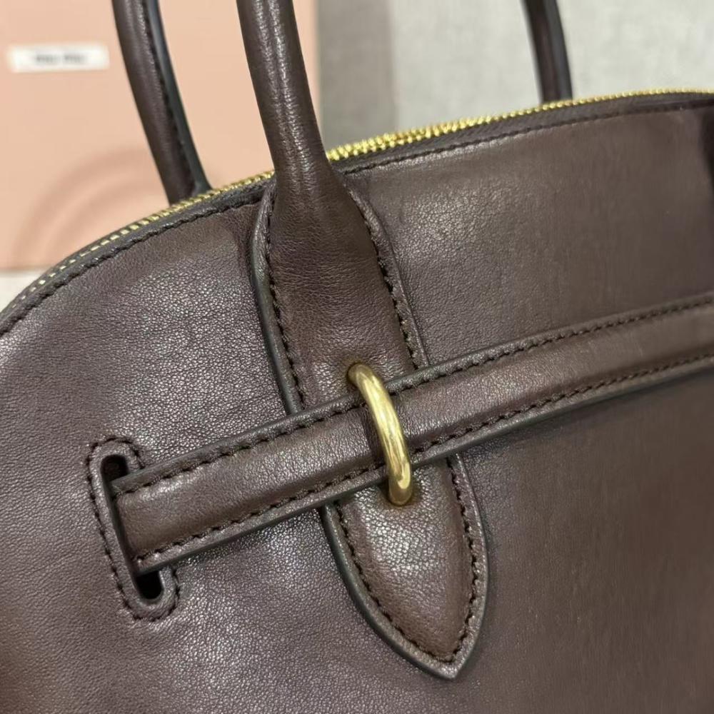 Miu Miu Aventure Top Handle Nappa Leather Bag 