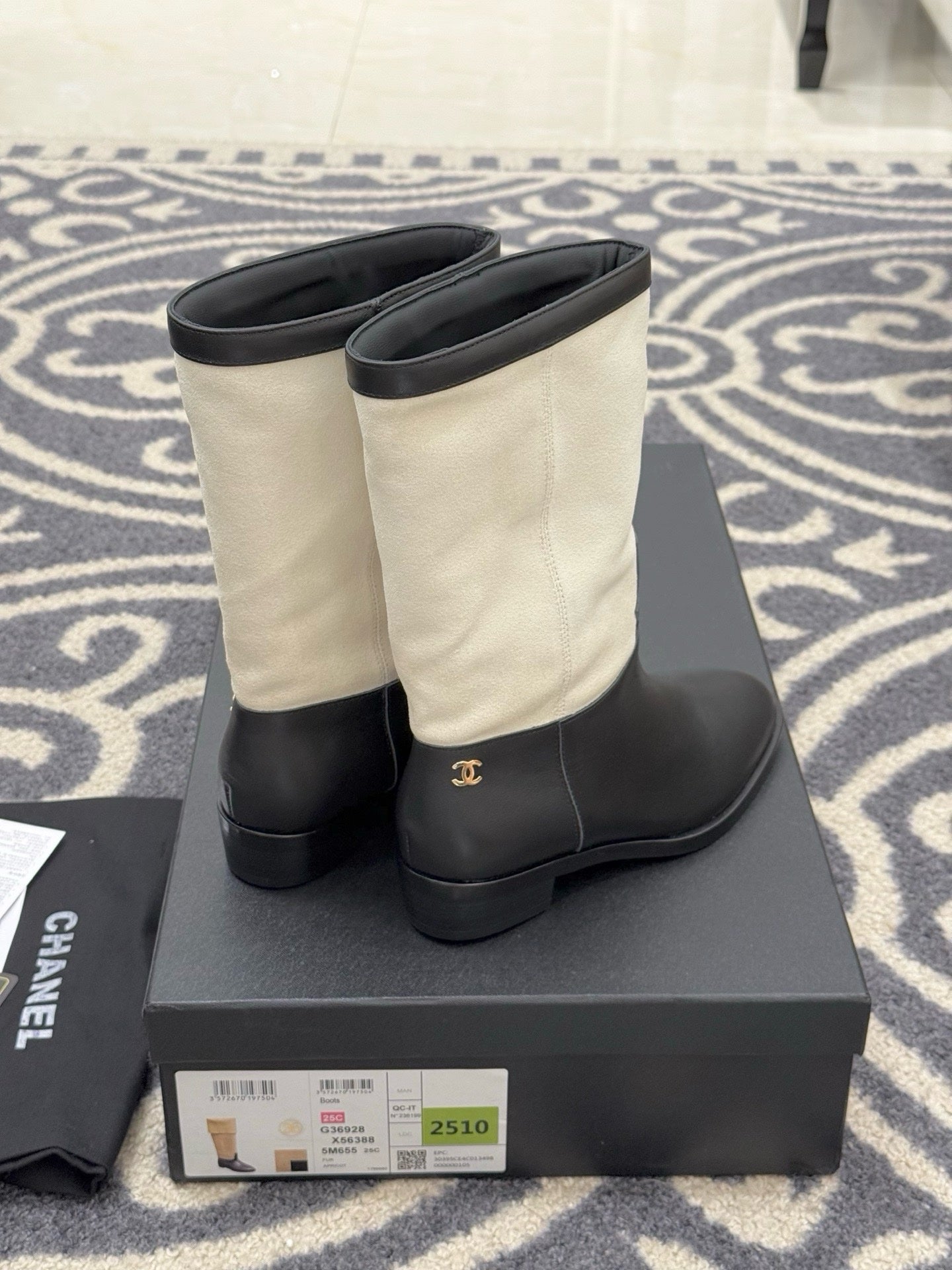 Chanel 2025/26 Suede and Calfskin Boots