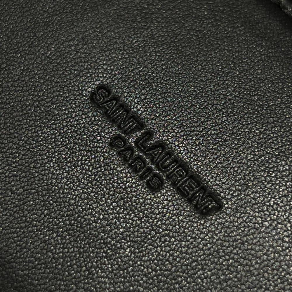 Saint Laurent Gaby Kuzu Derisinden Makyaj Çantası