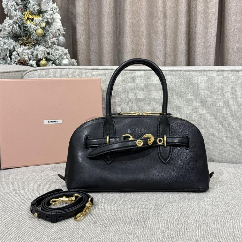 Miu Miu Aventure Top Handle Nappa Leather Bag