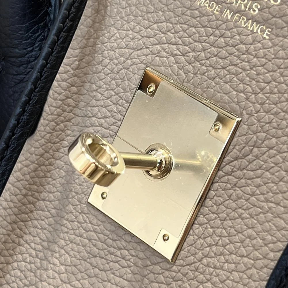 Hermès Birkin 35 HSS Etoupe and Black Togo