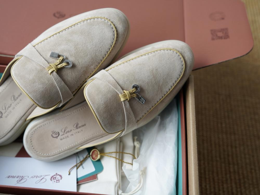 Loro Piana Charms Walk Babouche Loafer