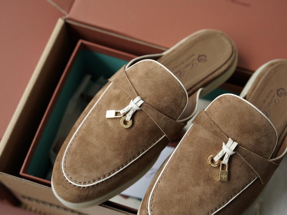Loro Piana Charms Walk Babouche Loafer
