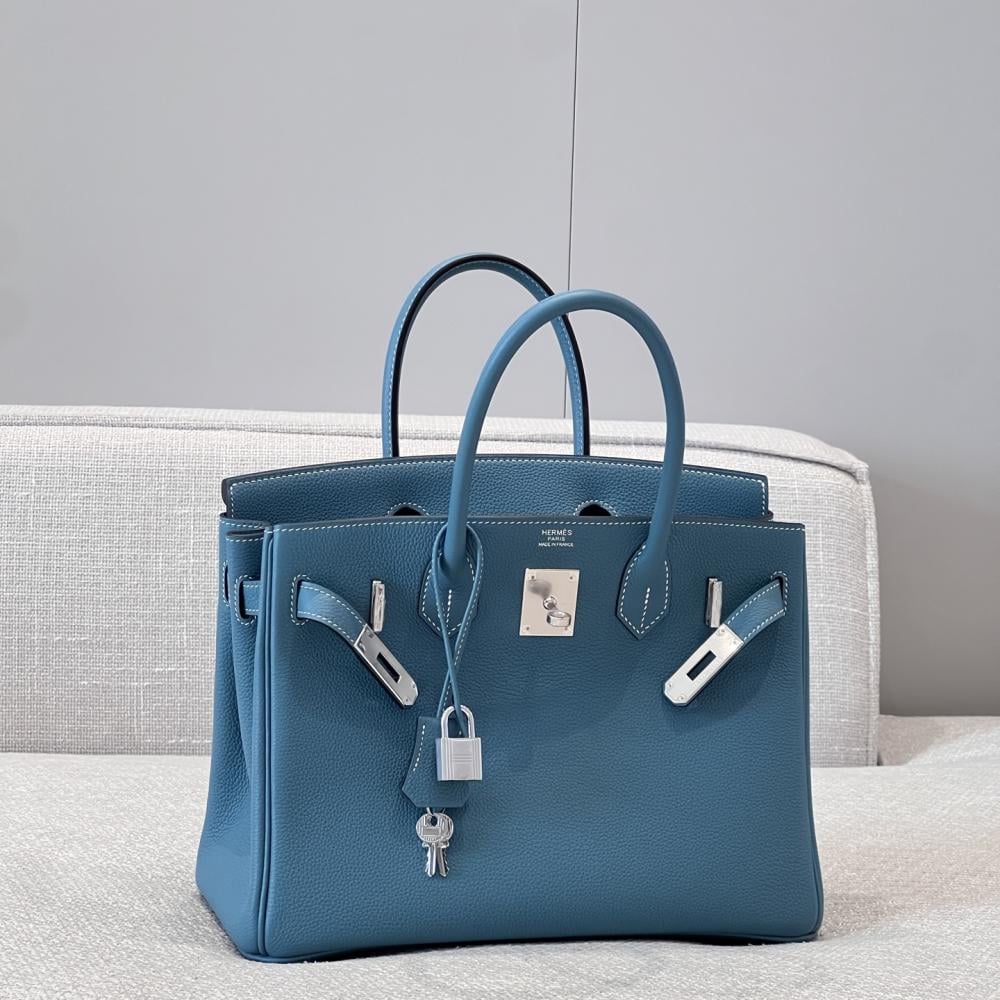Hermès Birkin 30 Mavi Togo