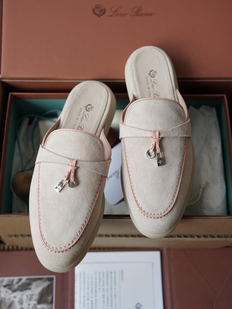 Loro Piana Charms Walk Babouche Loafer