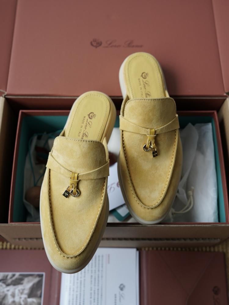 Loro Piana Charms Walk Babouche Loafer