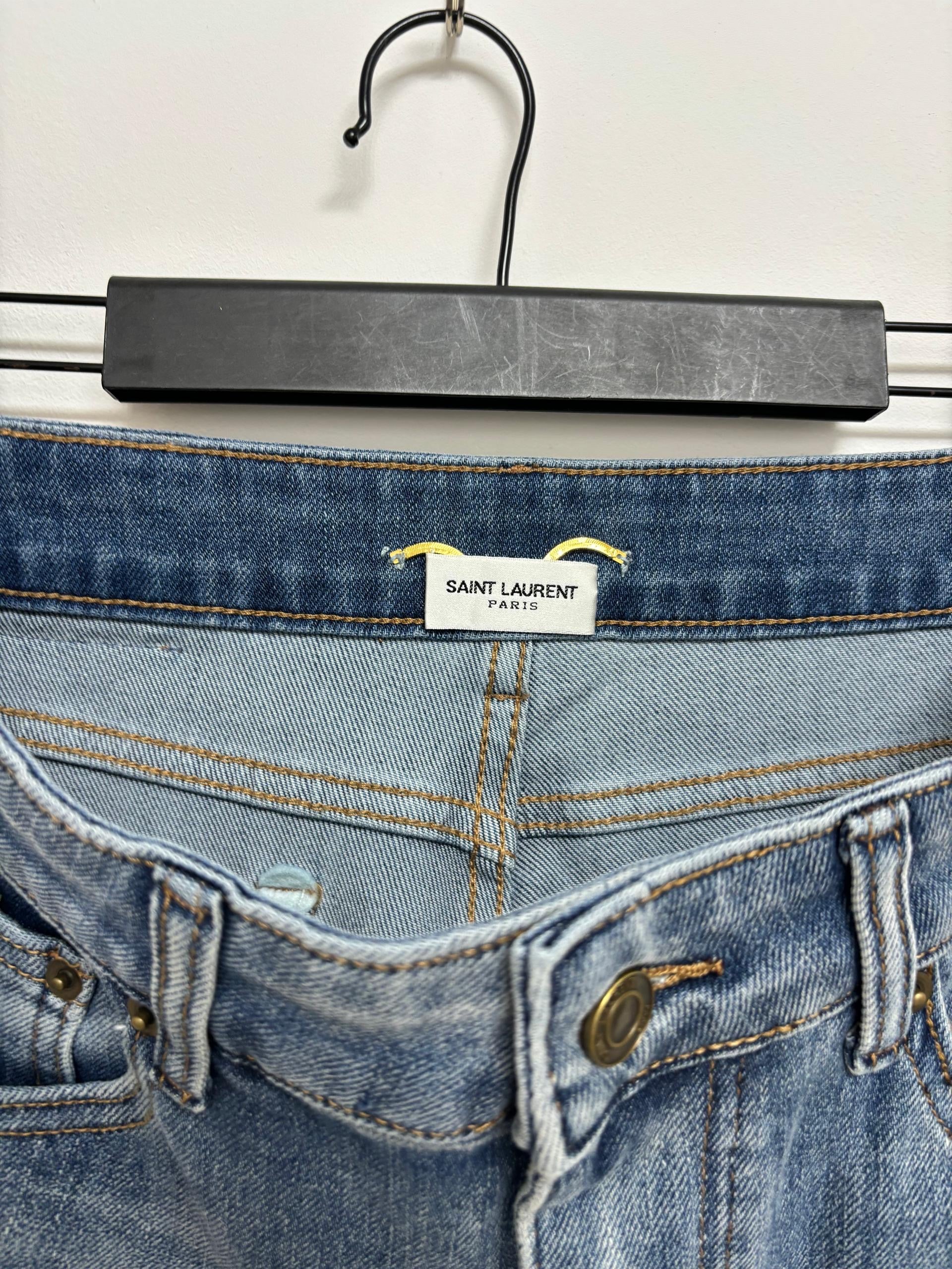 Saint Laurent S25 Blue Jeans