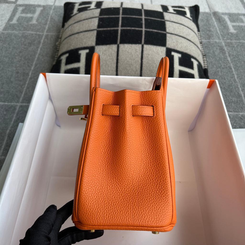 Hermès Birkin 25 Togo Deri Turuncu Altın Donanımlı (GHW) - Glimmer of Luxury