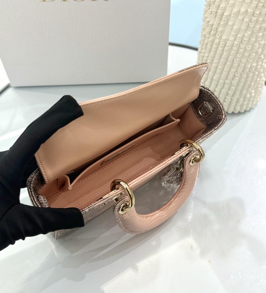 Dior Small Lady D-Joy Bag Cotton Pearl