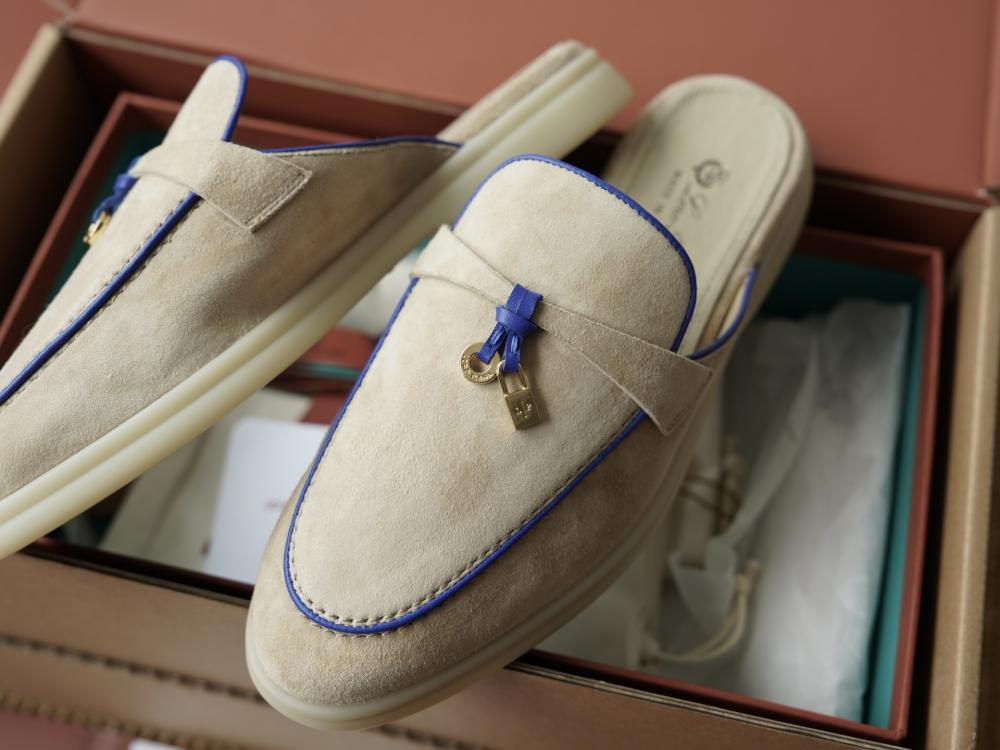 Loro Piana Charms Walk Babouche Loafer