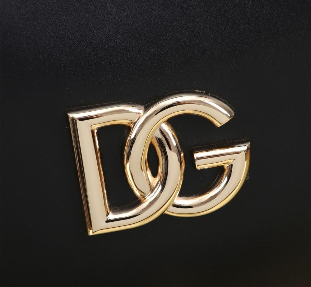 Dolce & Gabbana Leather Shoulder Bag – Black