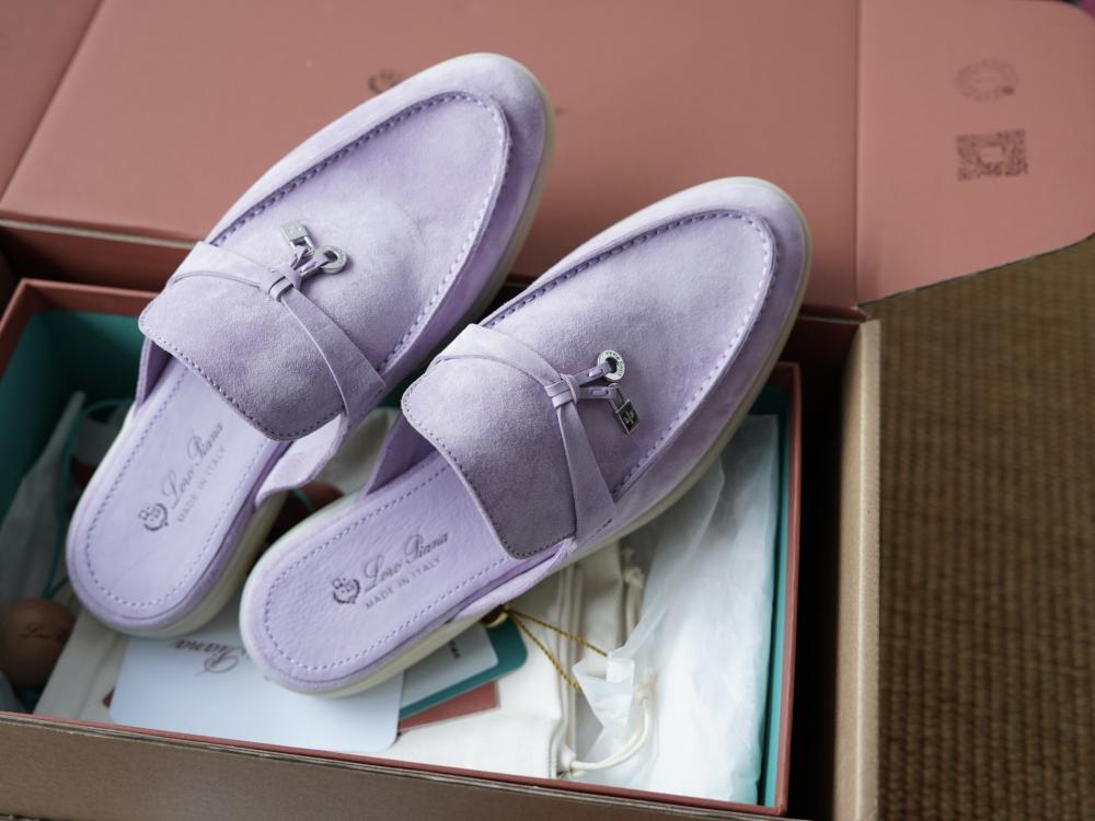 Loro Piana Charms Walk Babouche Loafer