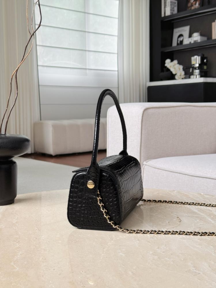 Chanel Zincirli Clutch Crocodile