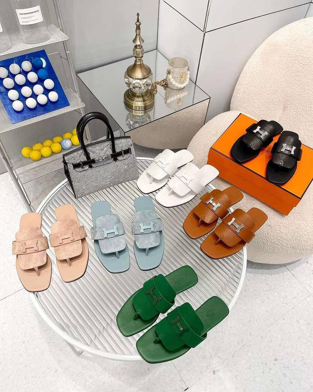 Hermès Galerie Sandaletler - Glimmer of Luxury