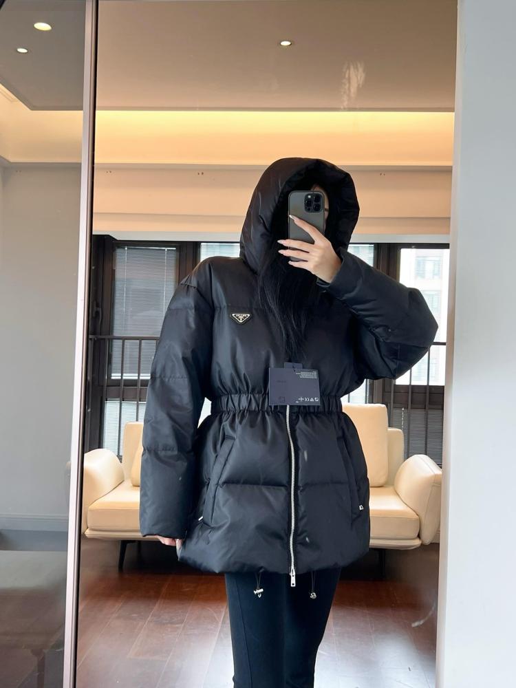 Prada Nylon Coat – Black