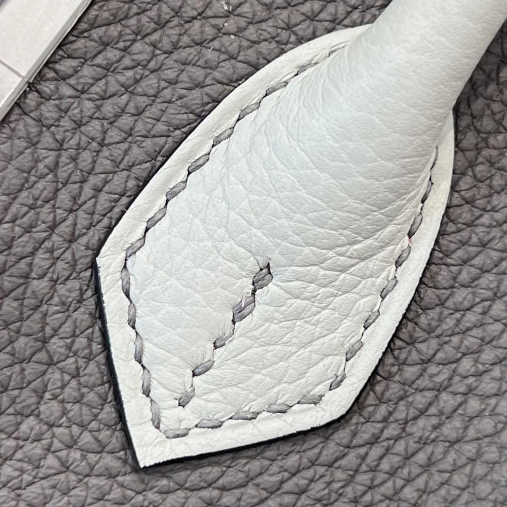 Hermès Birkin 25 HSS Etain ve Beton Togo