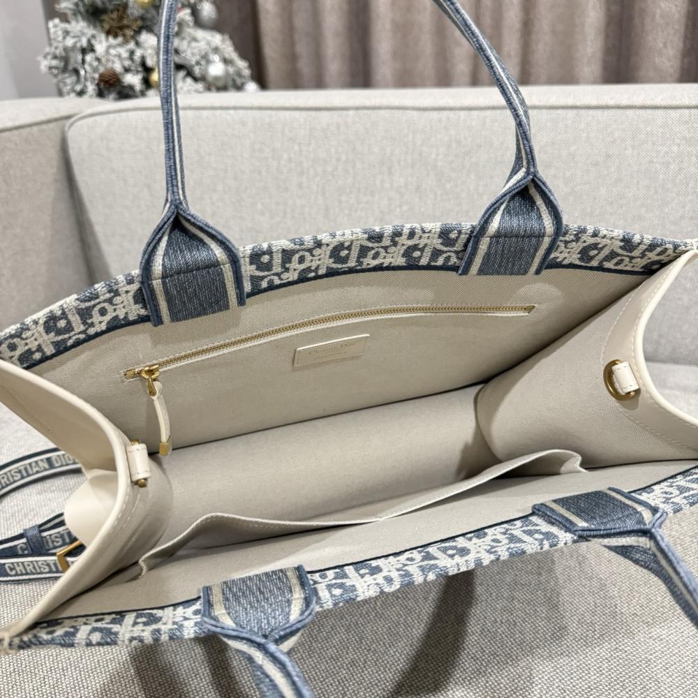 Christian Dior Blue Book Tote Medium