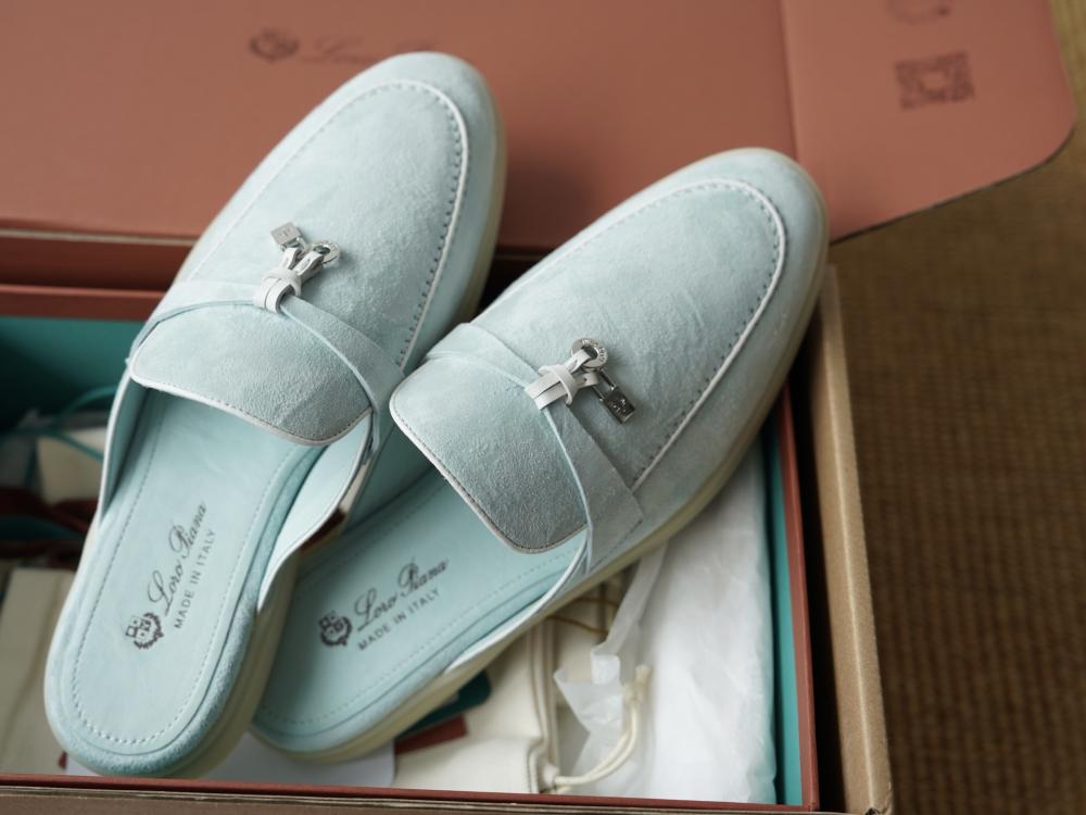 Loro Piana Charms Walk Babouche Loafer