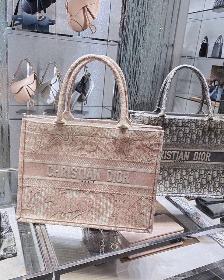 Christian Dior Book Tote Pudra Renk - Glimmer of Luxury