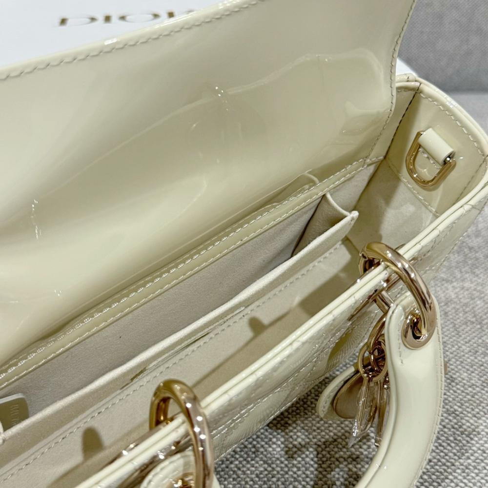 Christian Dior Lady D-Joy Silver Satin Bag