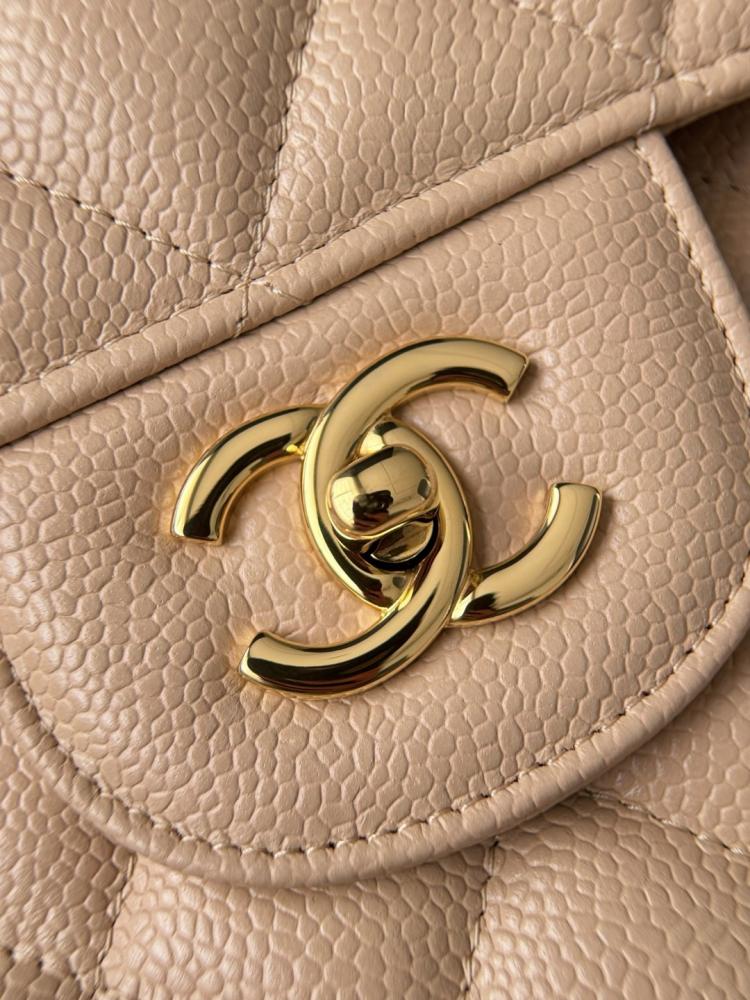 Chanel Caviar Quilted Jumbo Double Flap Bag