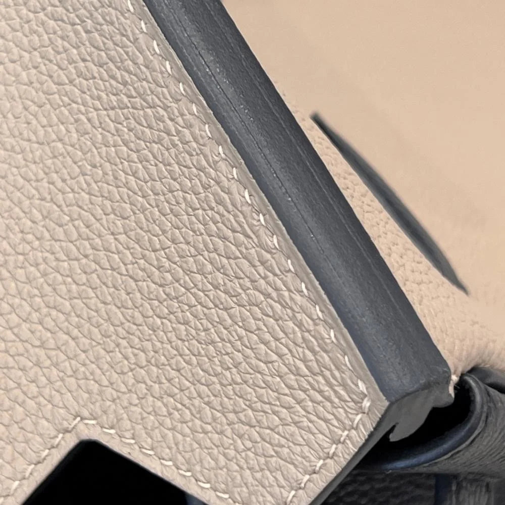 Hermès Birkin 35 HSS Etoupe and Black Togo