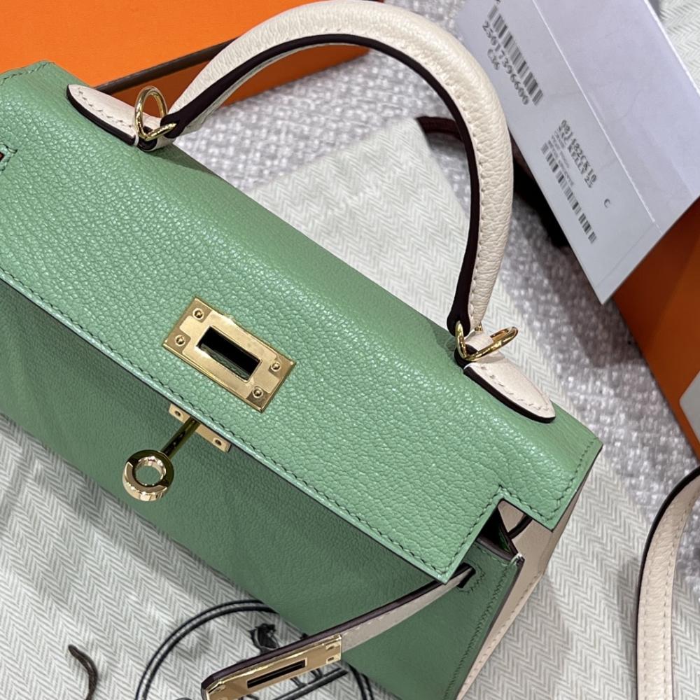 HERMES KELLY 20 MINI SELLIER ANEMONE EPSOM GOLD HARDWARE