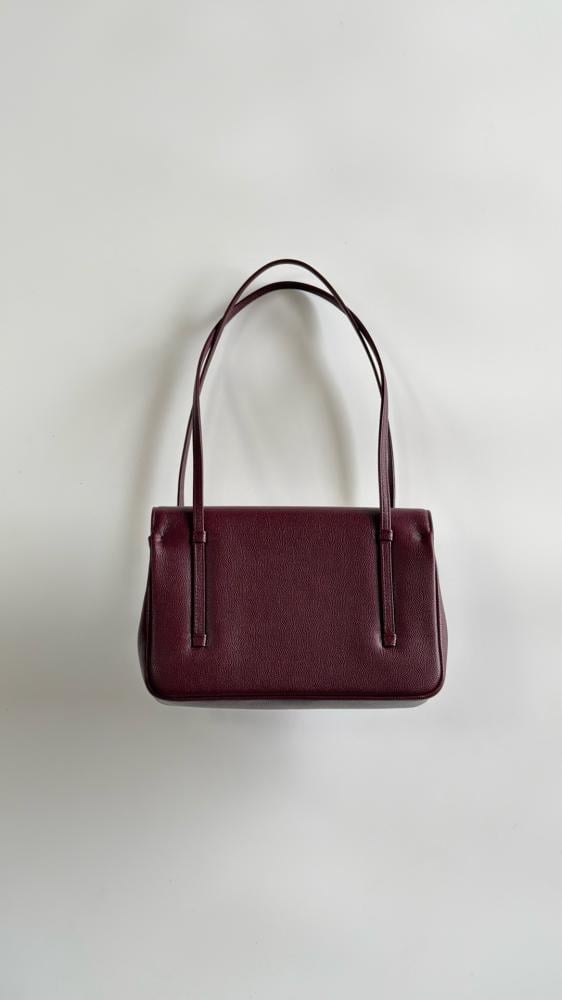 Chanel 26P Small Shoulder Bag – Burgundy Glossy Grained Calfskin